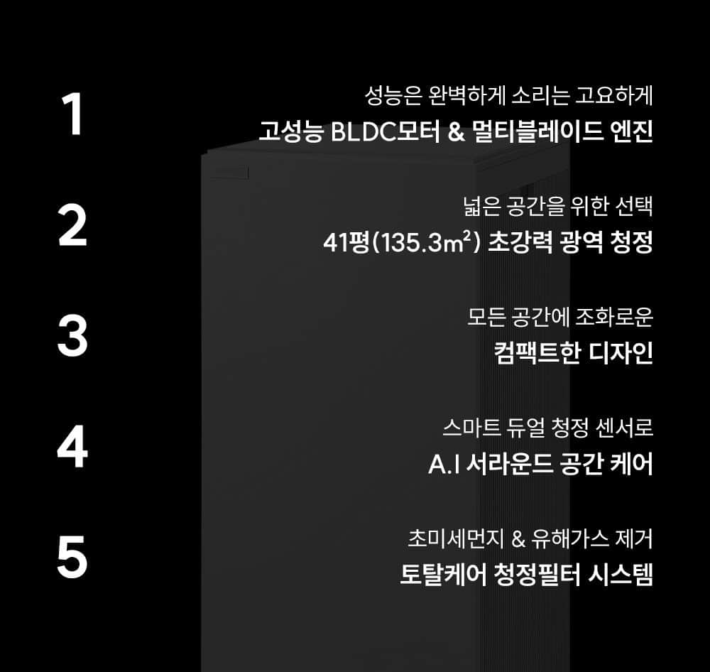 쿠쿠 대용량 공기청정기 AC-40AB10FNW 상세