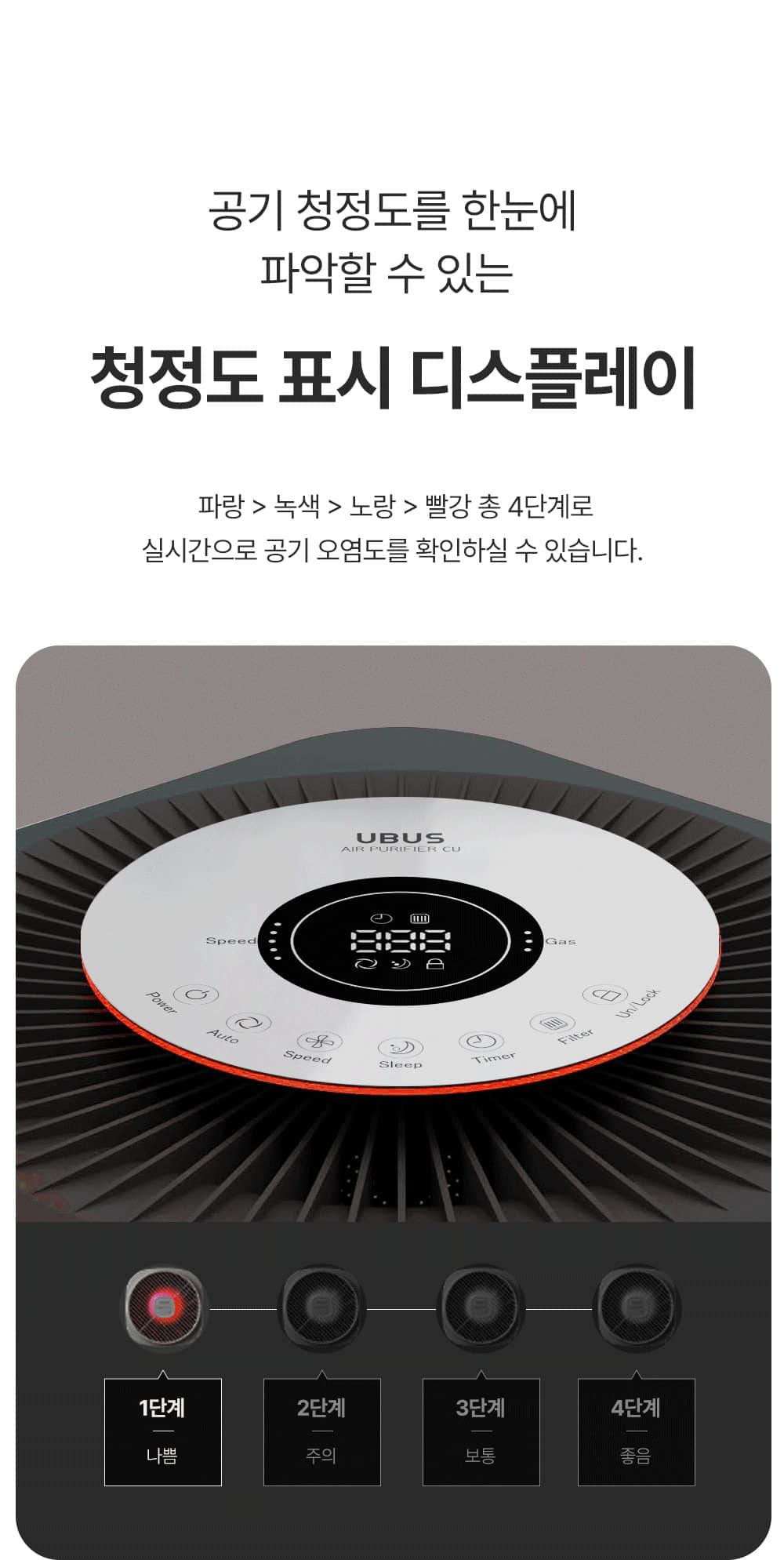 유버스 항균청정기 CU AT-1370C 상세
