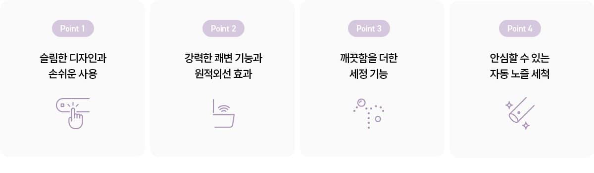청호나이스 트윈 노즐 비데 B400 BD-40D60 상세