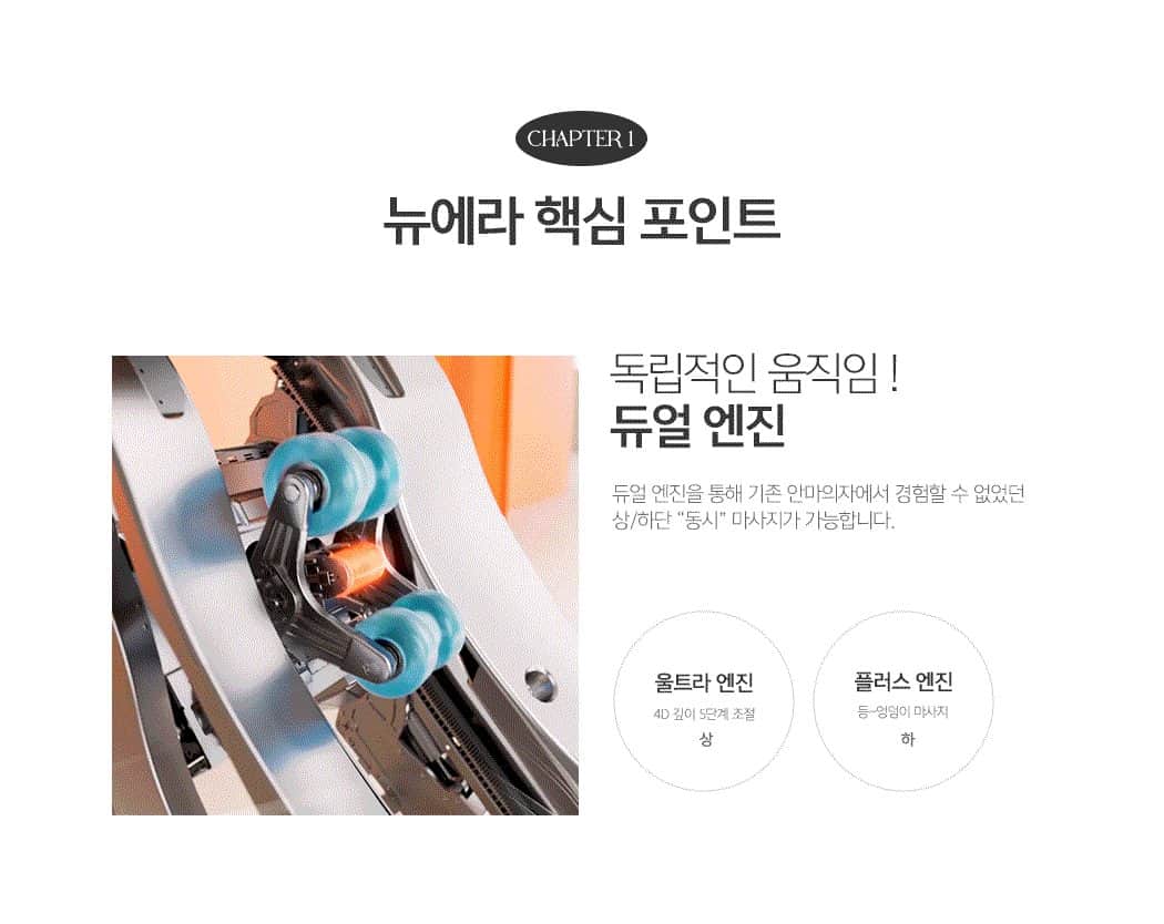 안마의자 뉴에라 CMC-A900(G) 상세