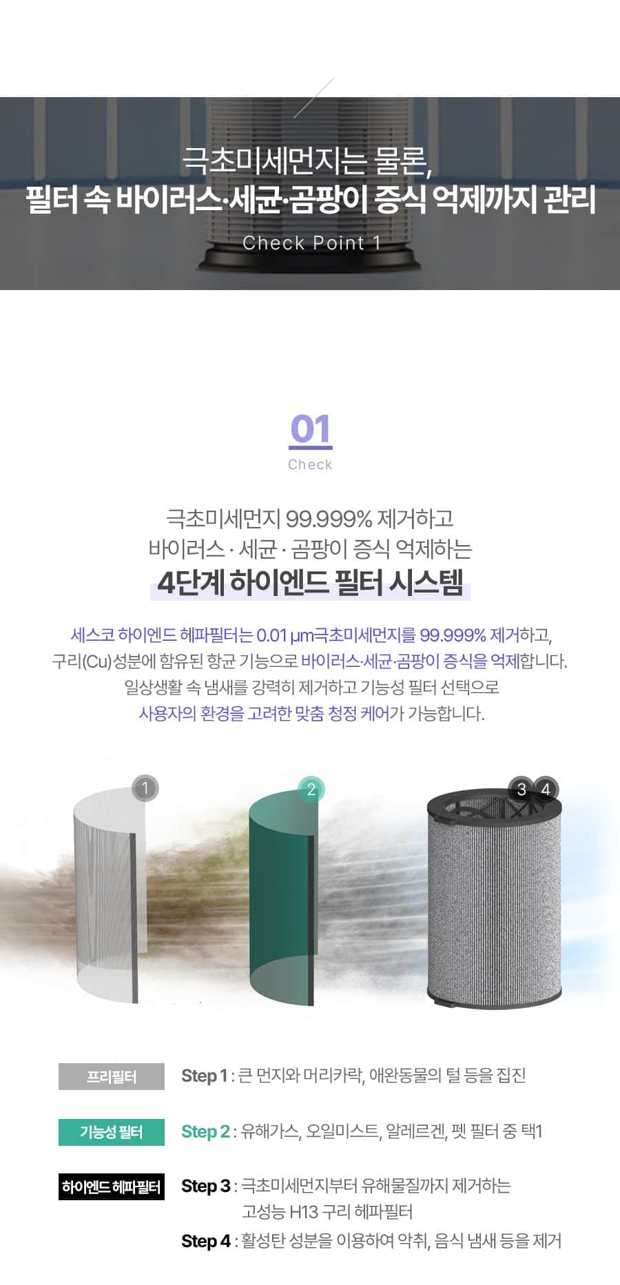트루에어 공기청정기 판테온 66㎡(20평) EADS5 상세