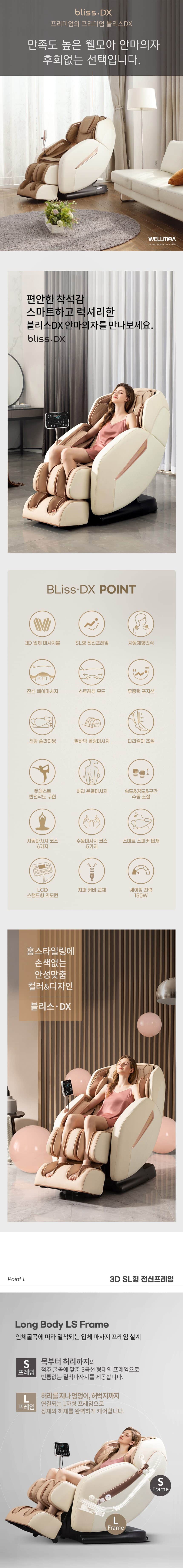 블리스 안마의자 HCW-6300 상세