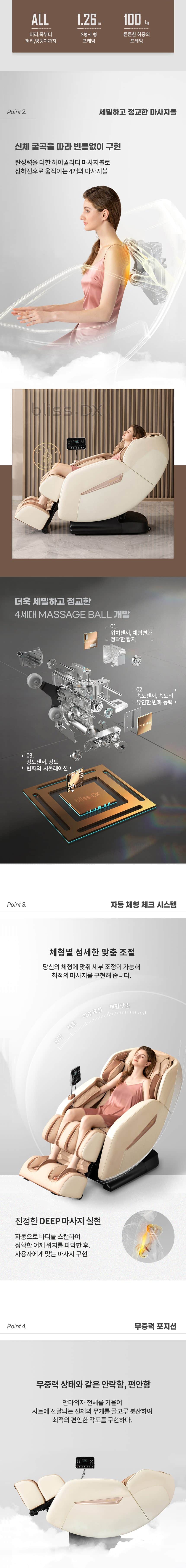 블리스 안마의자 HCW-6300 상세