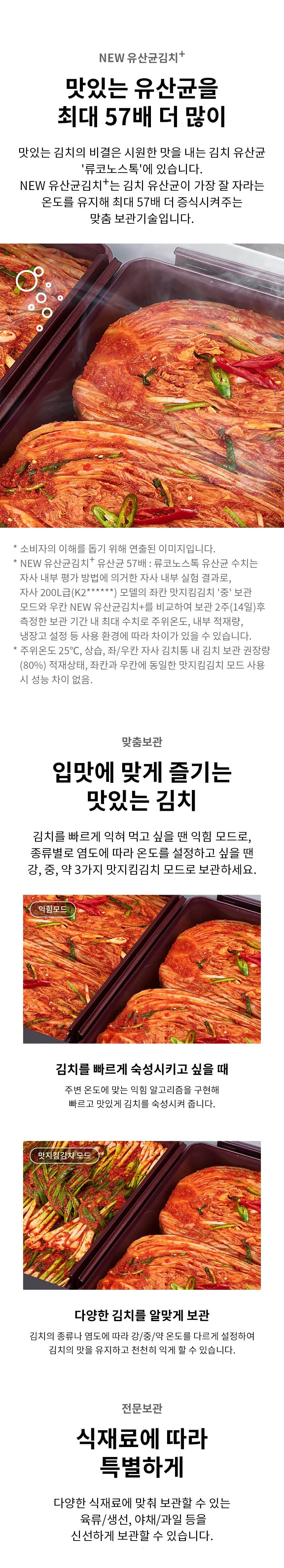 LG 디오스 김치톡톡 128L K132LW123 상세