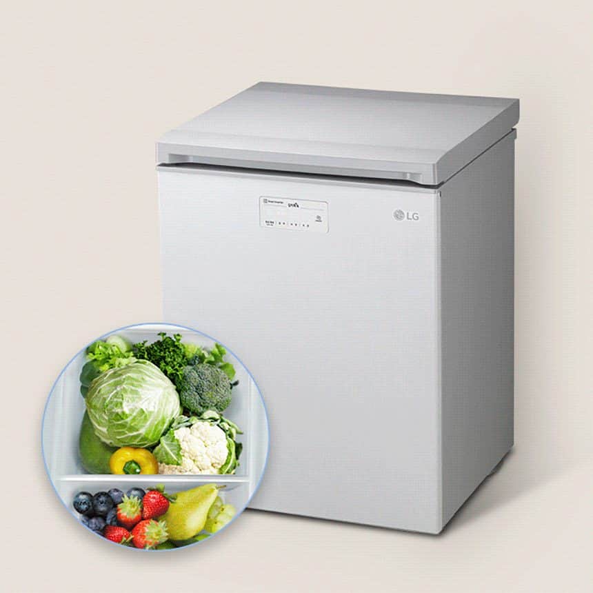 LG 디오스 김치톡톡 128L K132LW123 상세