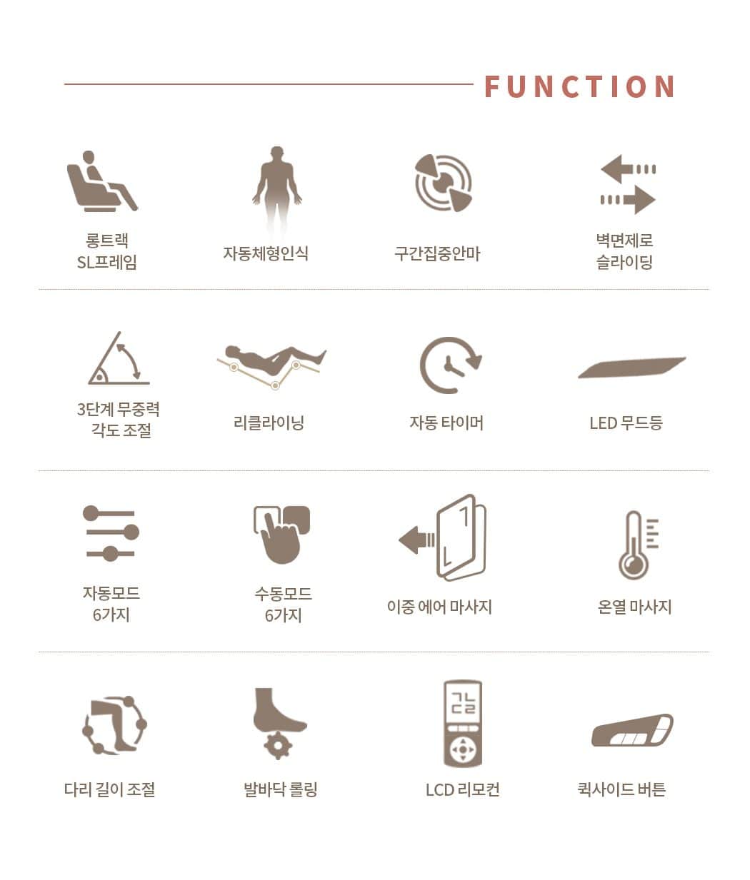 안마의자 루시 S4700 상세
