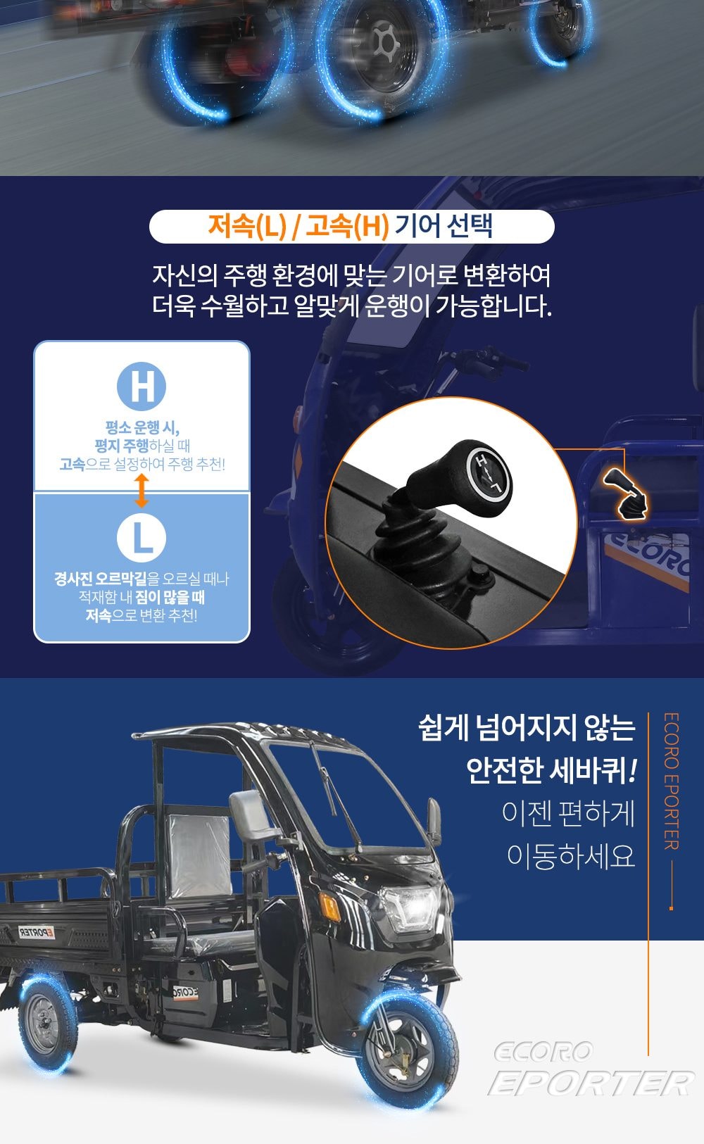 에코로 포터 60V 상세