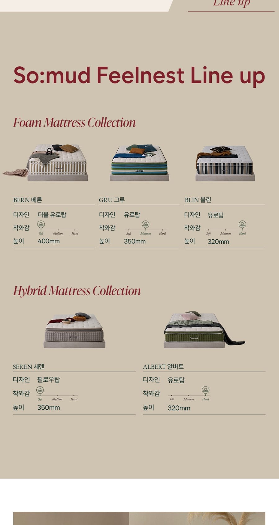 베른 폼 매트리스 킹 K 상세