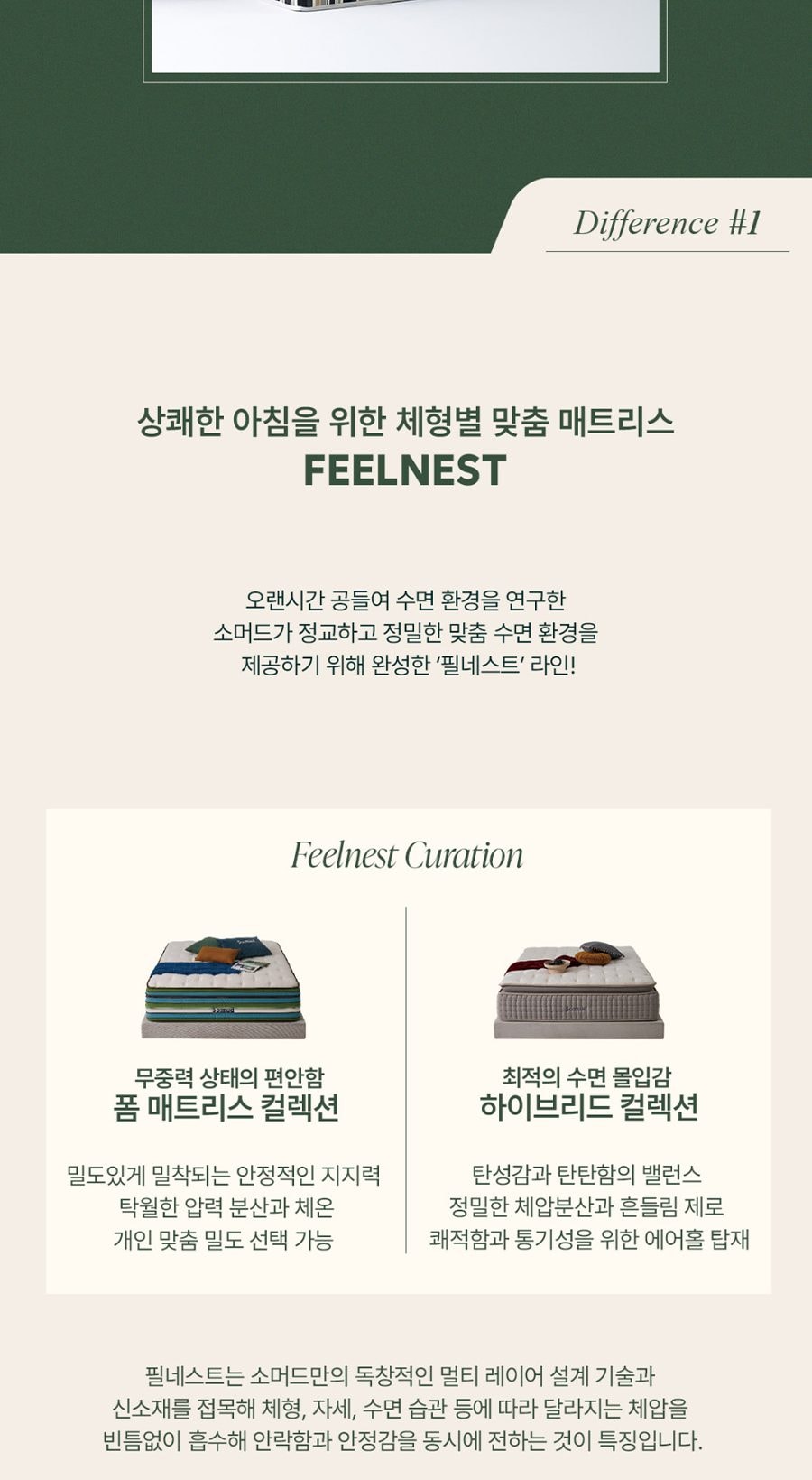 베른 폼 매트리스 라지킹 LK 상세