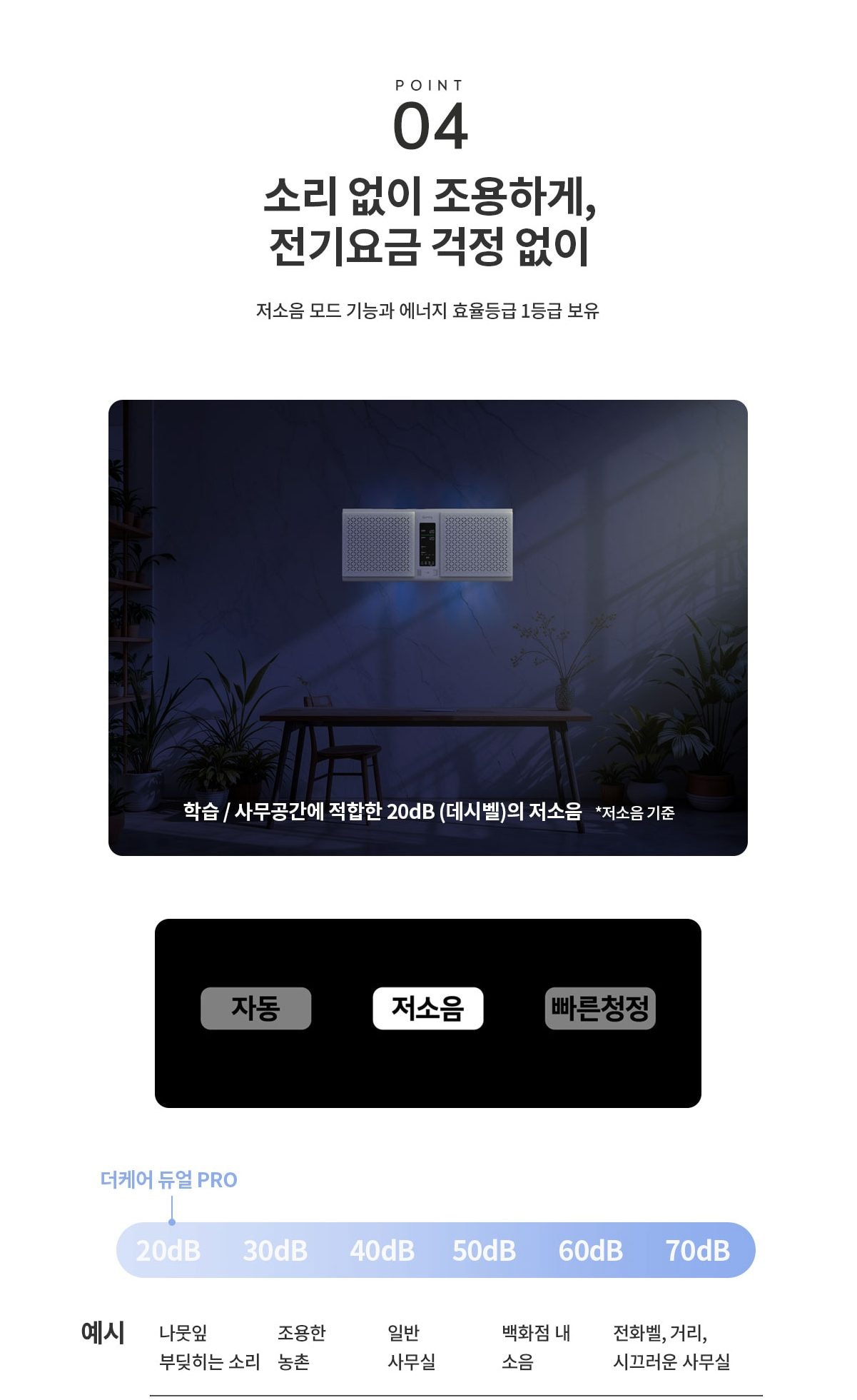 큐밍 더케어 듀얼 PRO 벽걸이 공기청정기 (31평형) 상세