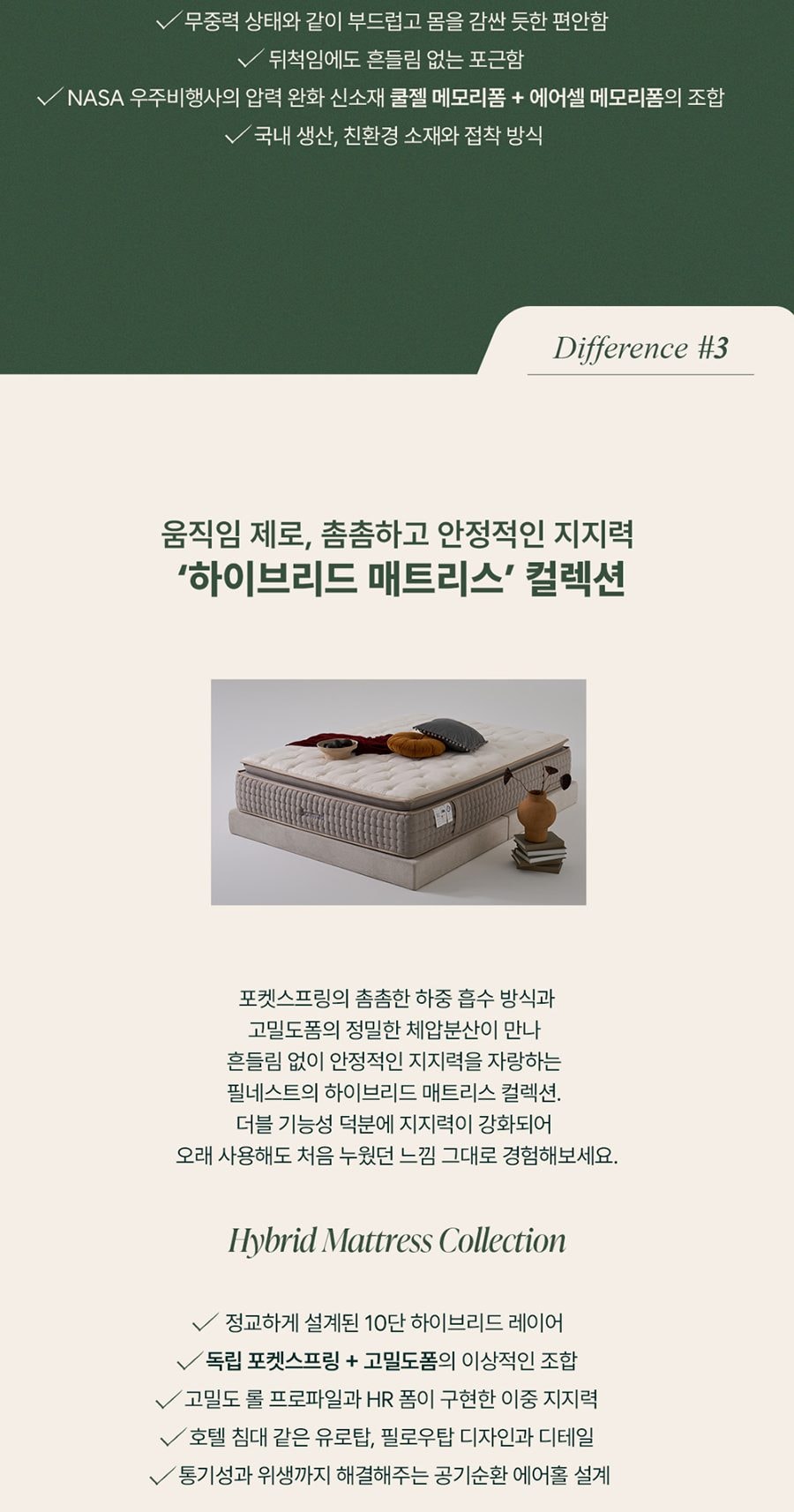 소머드 블린 폼 매트리스 퀸 Q 상세