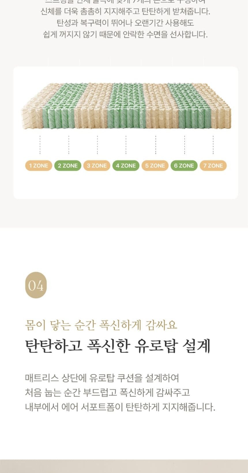 블룸 매트리스 단품 상세