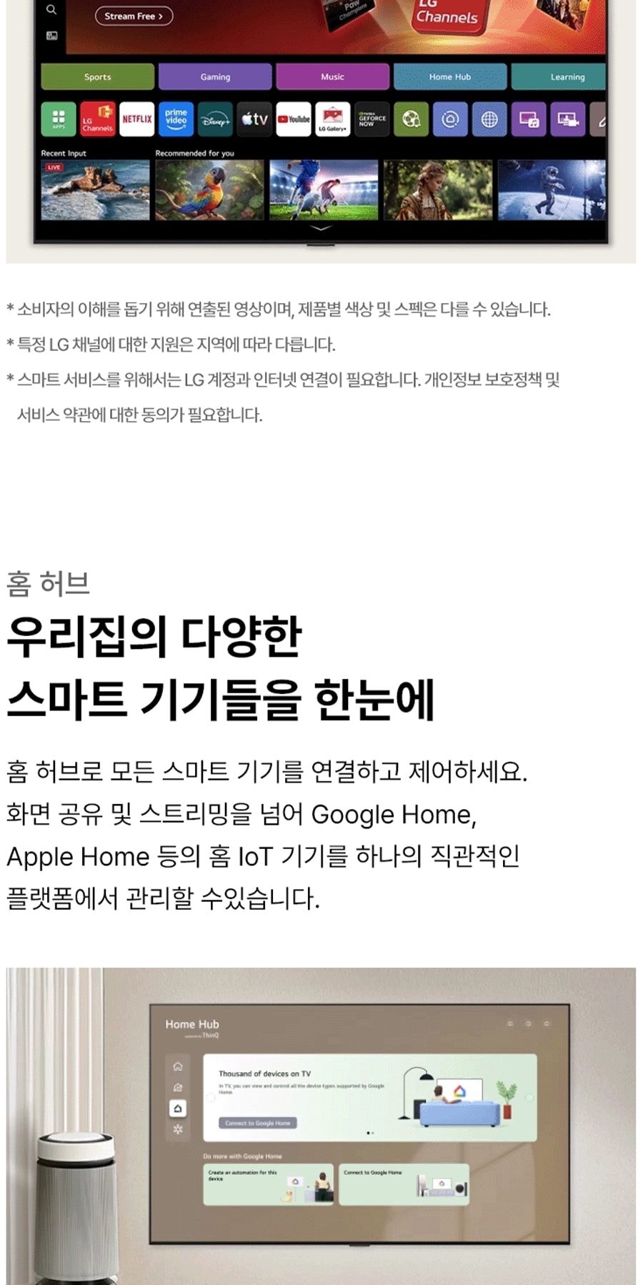 LG QNED evo AI TV 55인치 상세