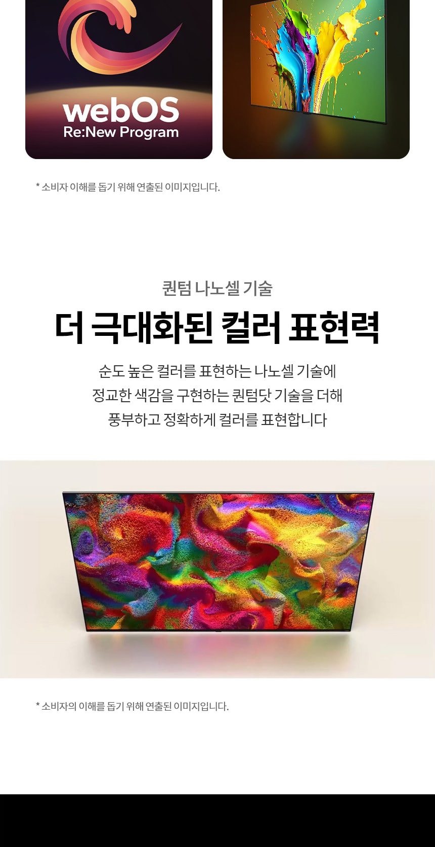LG QNED TV 65인치 상세