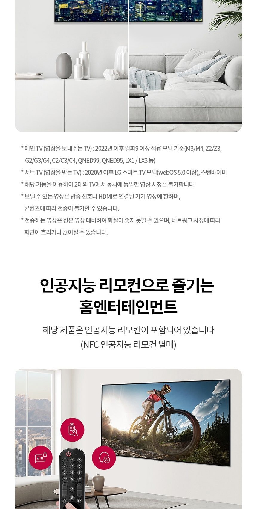 LG QNED TV 98인치 상세