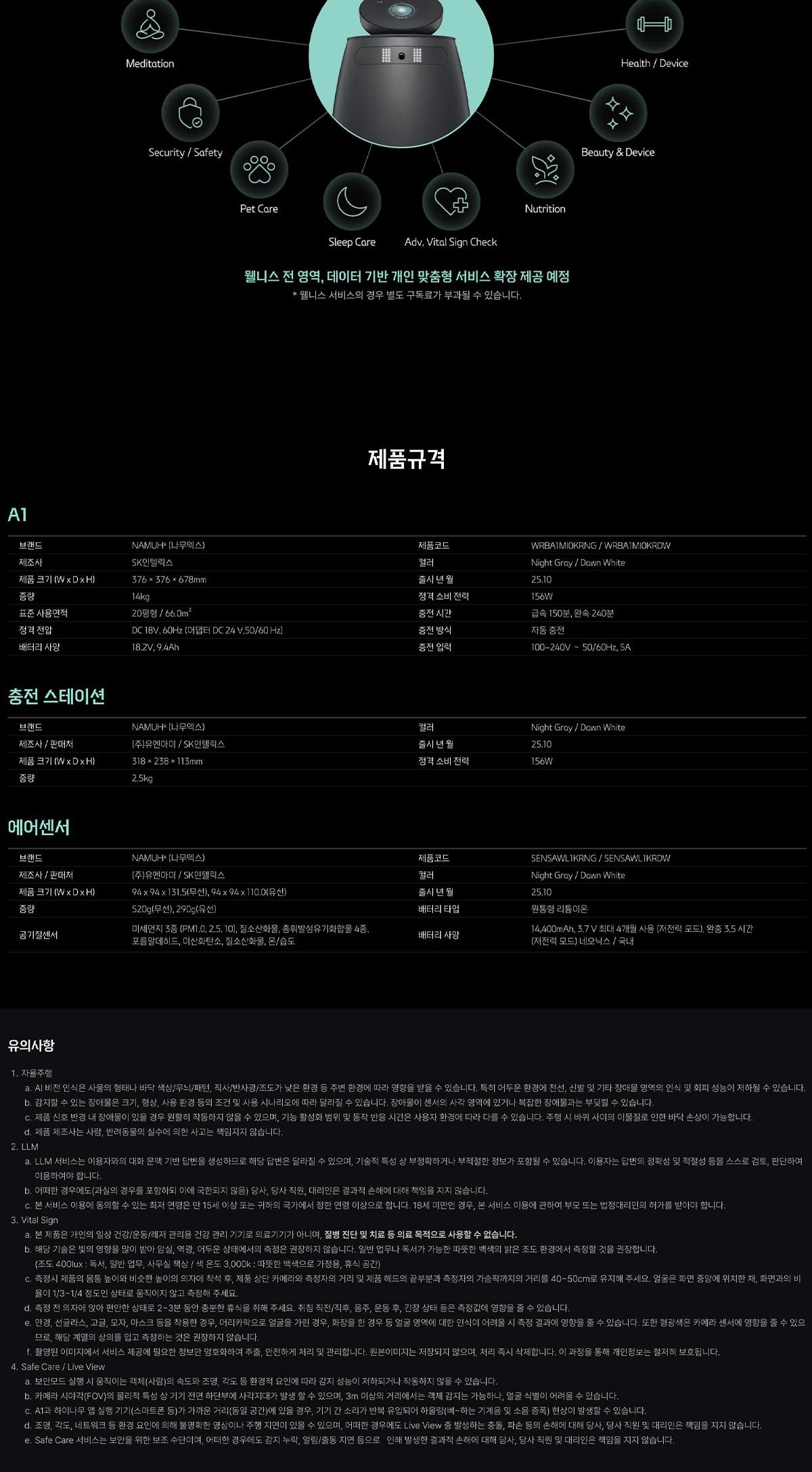 나무엑스 A1(에어센서 1개 포함) 상세
