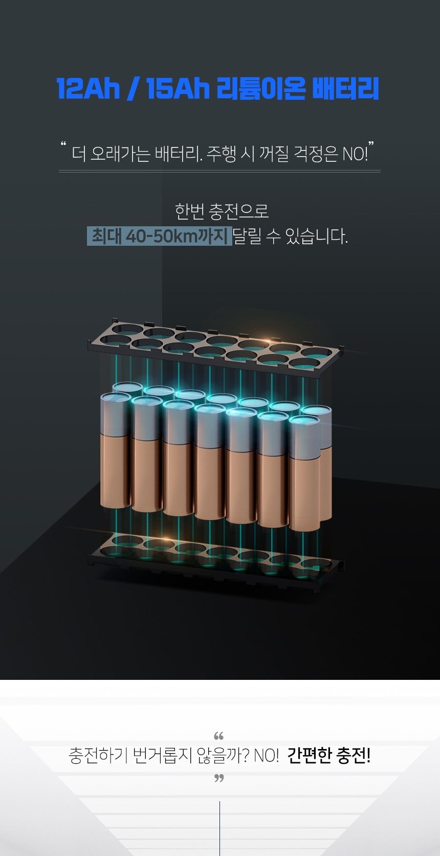 전기자전거 A9 프로 15Ah 듀얼 전기 스쿠터 상세