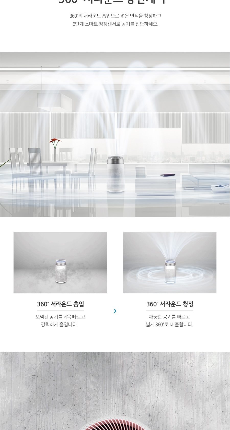 쿠쿠 W8300 공기청정기 상세
