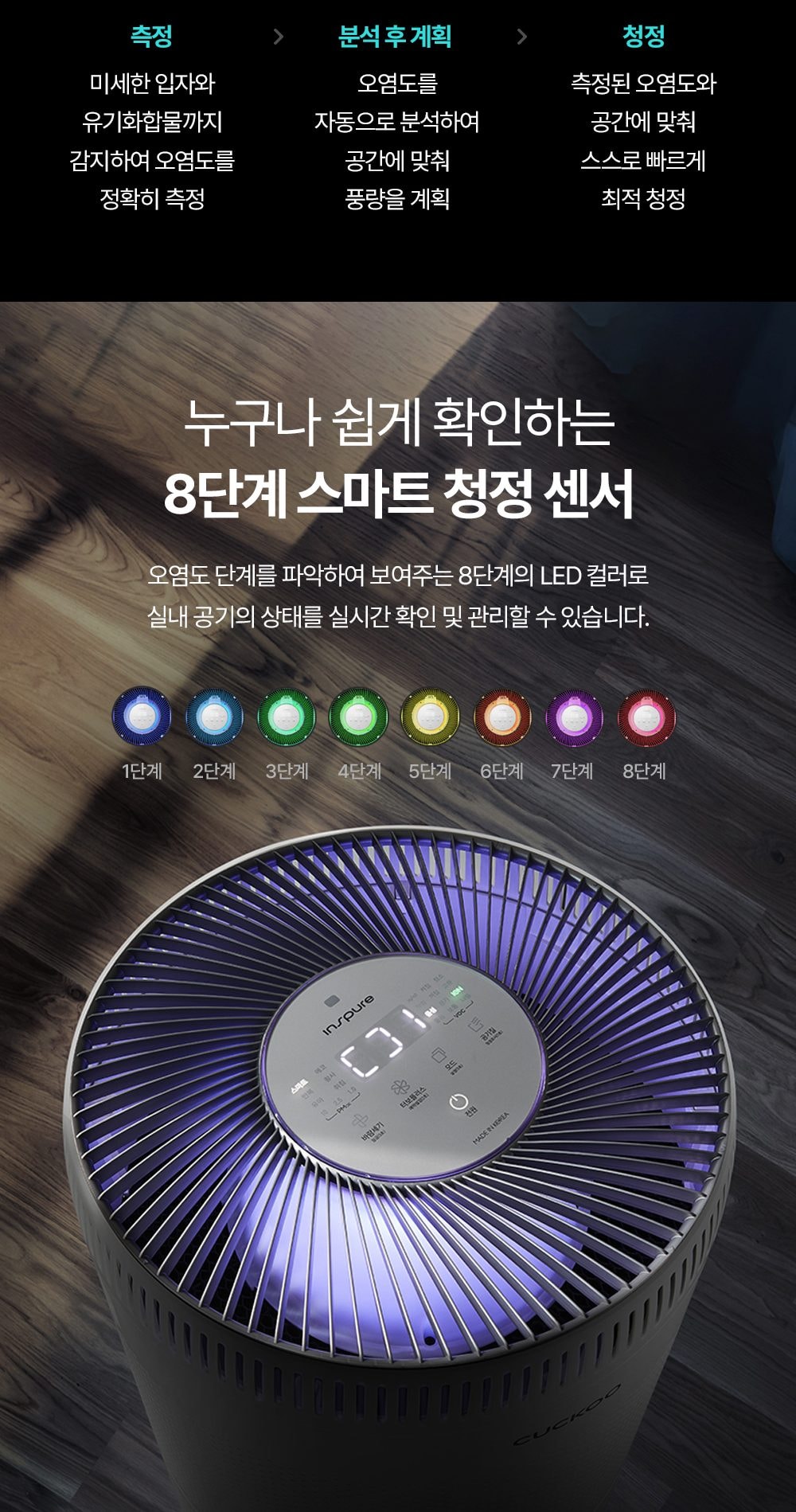 쿠쿠 울트라 12000 공기청정기 상세