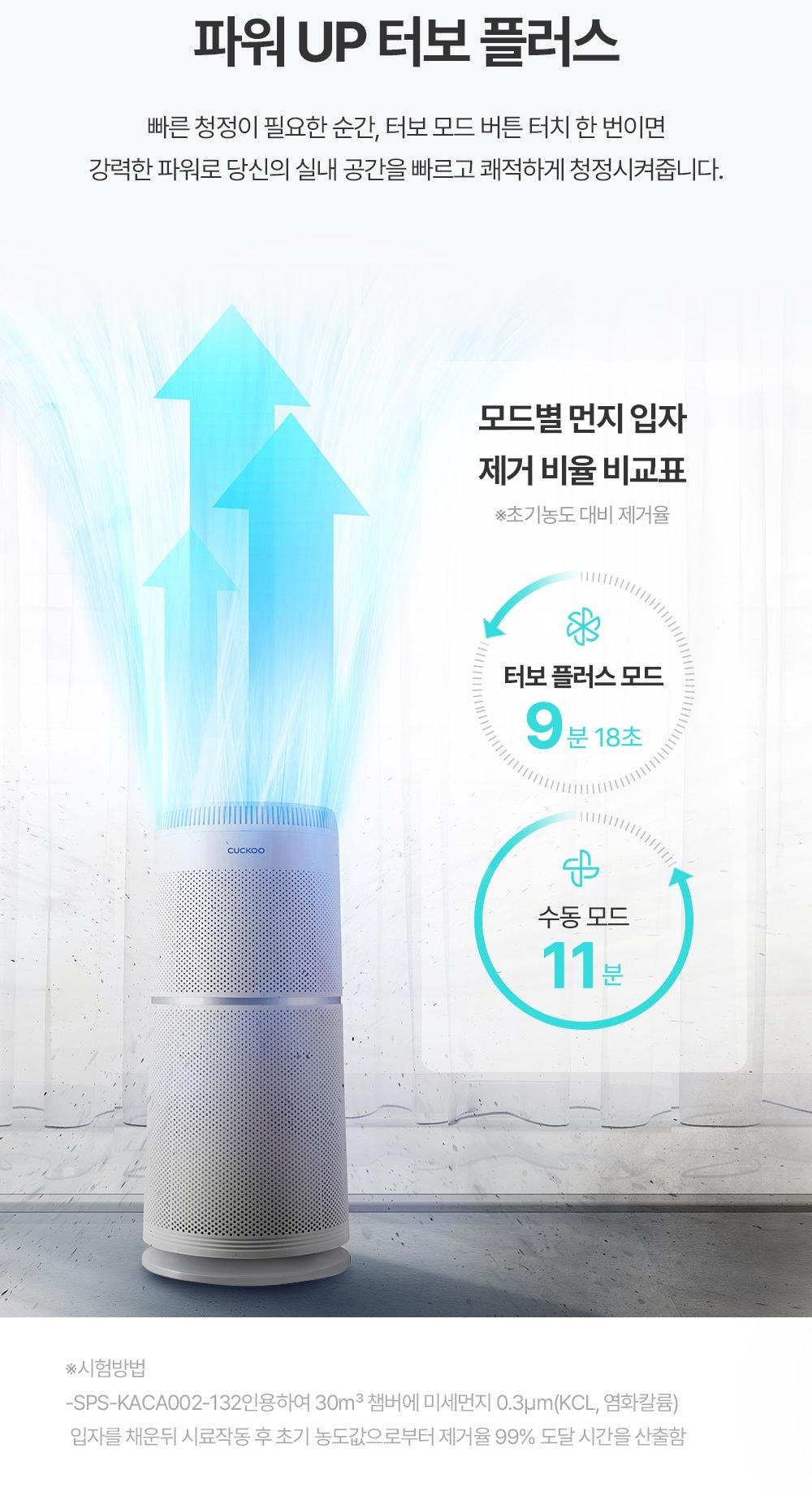 쿠쿠 울트라 12000 공기청정기 상세