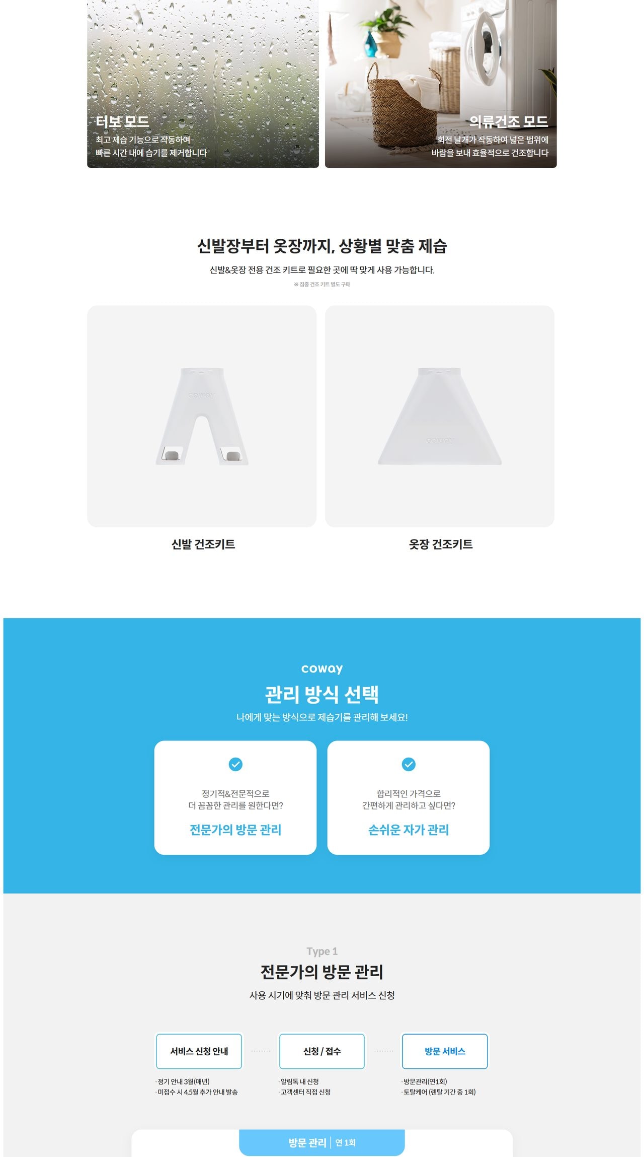 코웨이 인버터 제습기 25L 상세