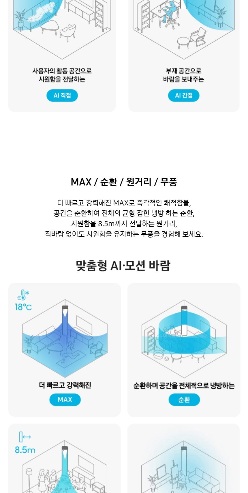 비스포크 AI 무풍콤보 갤러리 프로 56.9㎡ 상세