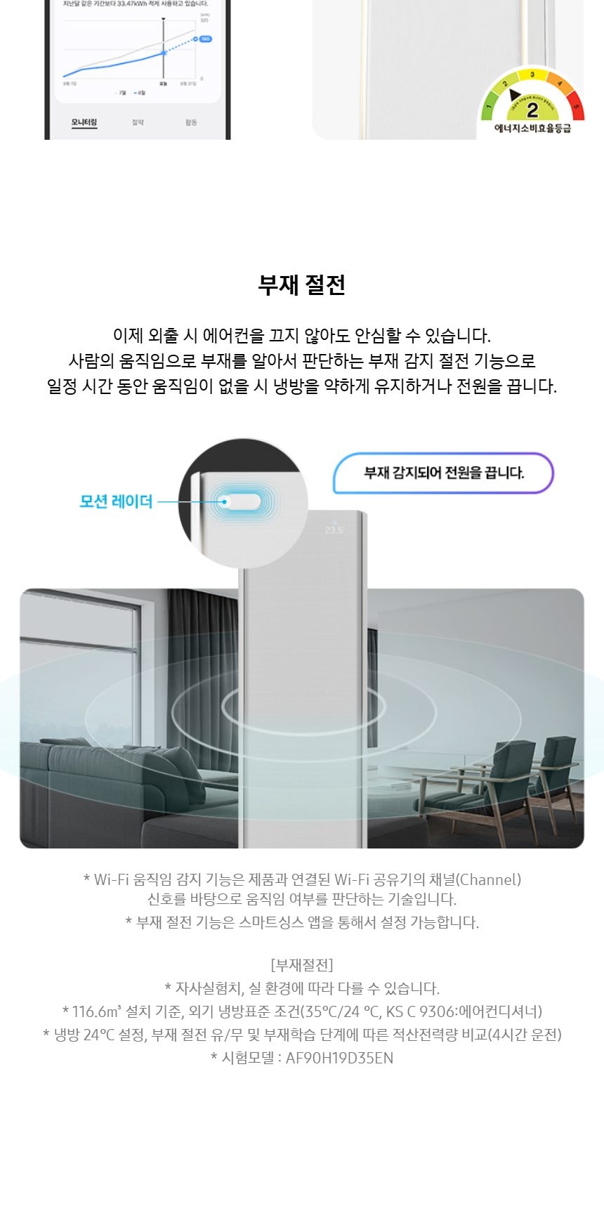 비스포크 AI 무풍콤보 갤러리 프로 2in1 74.5㎡/18.7㎡ 상세