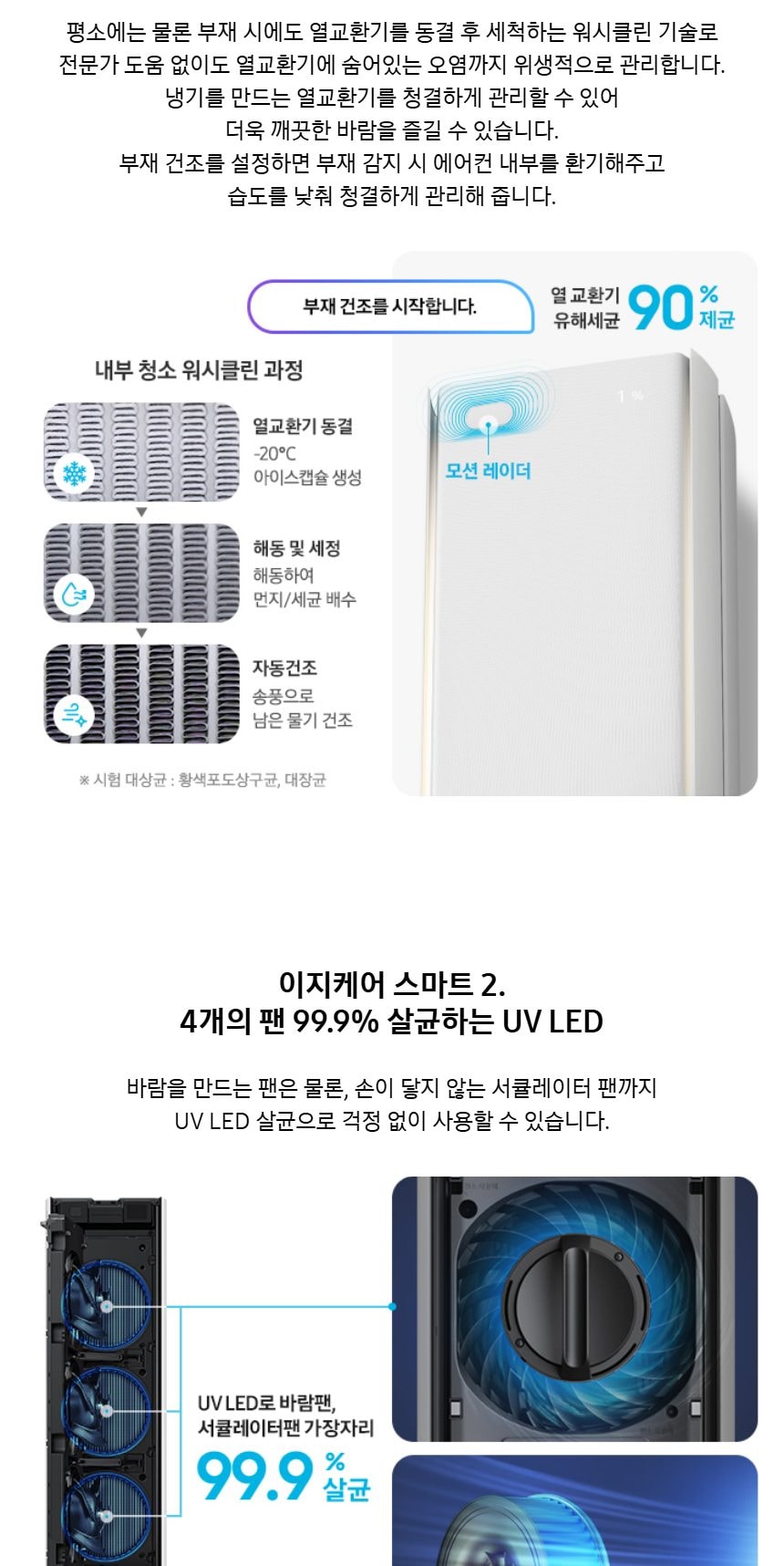 비스포크 AI 무풍콤보 갤러리 프로 2in1 74.5㎡/18.7㎡ 상세