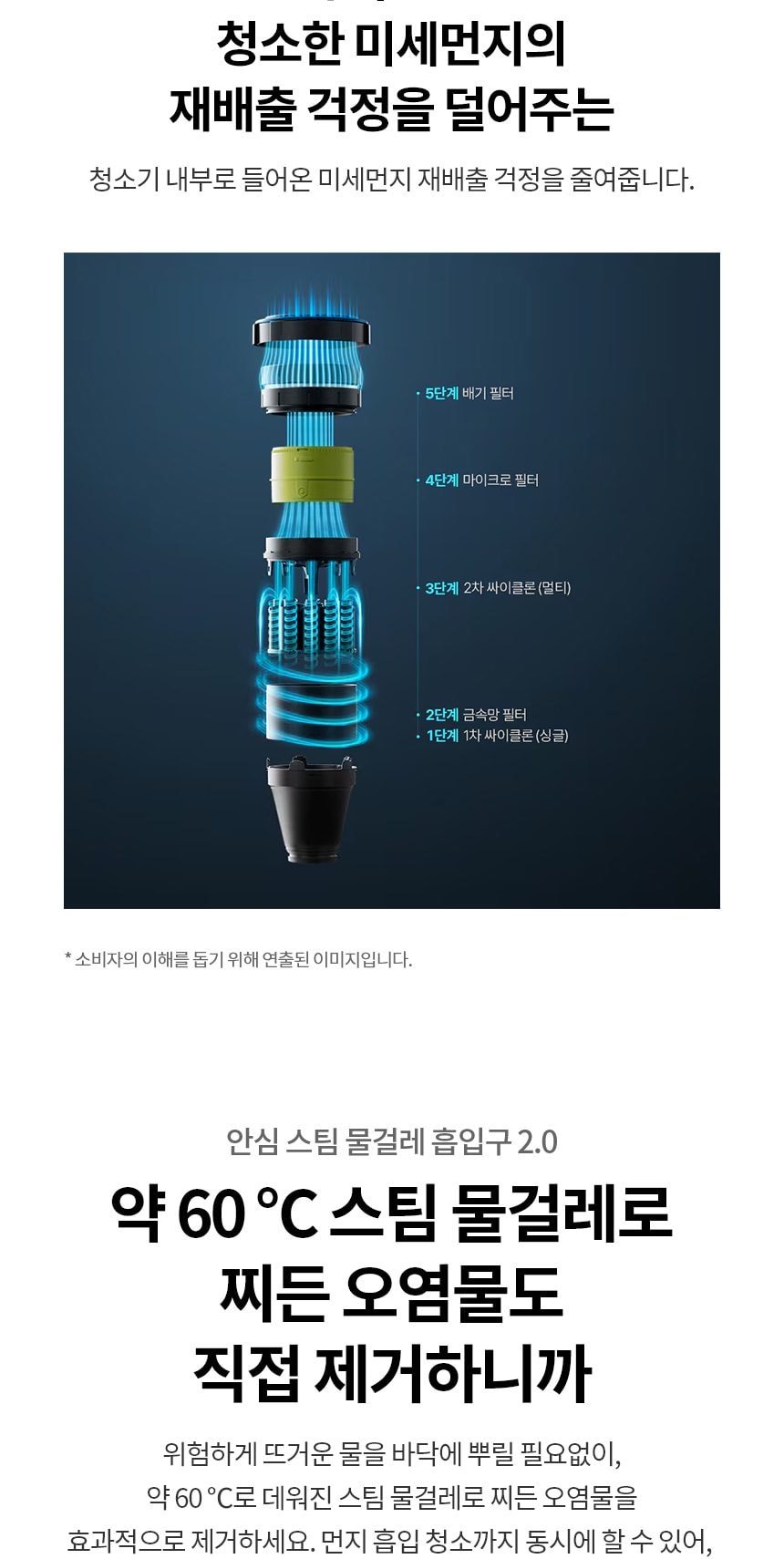 LG 코드제로 AI 오브제컬렉션 A9 흡입+스팀 물걸레 상세