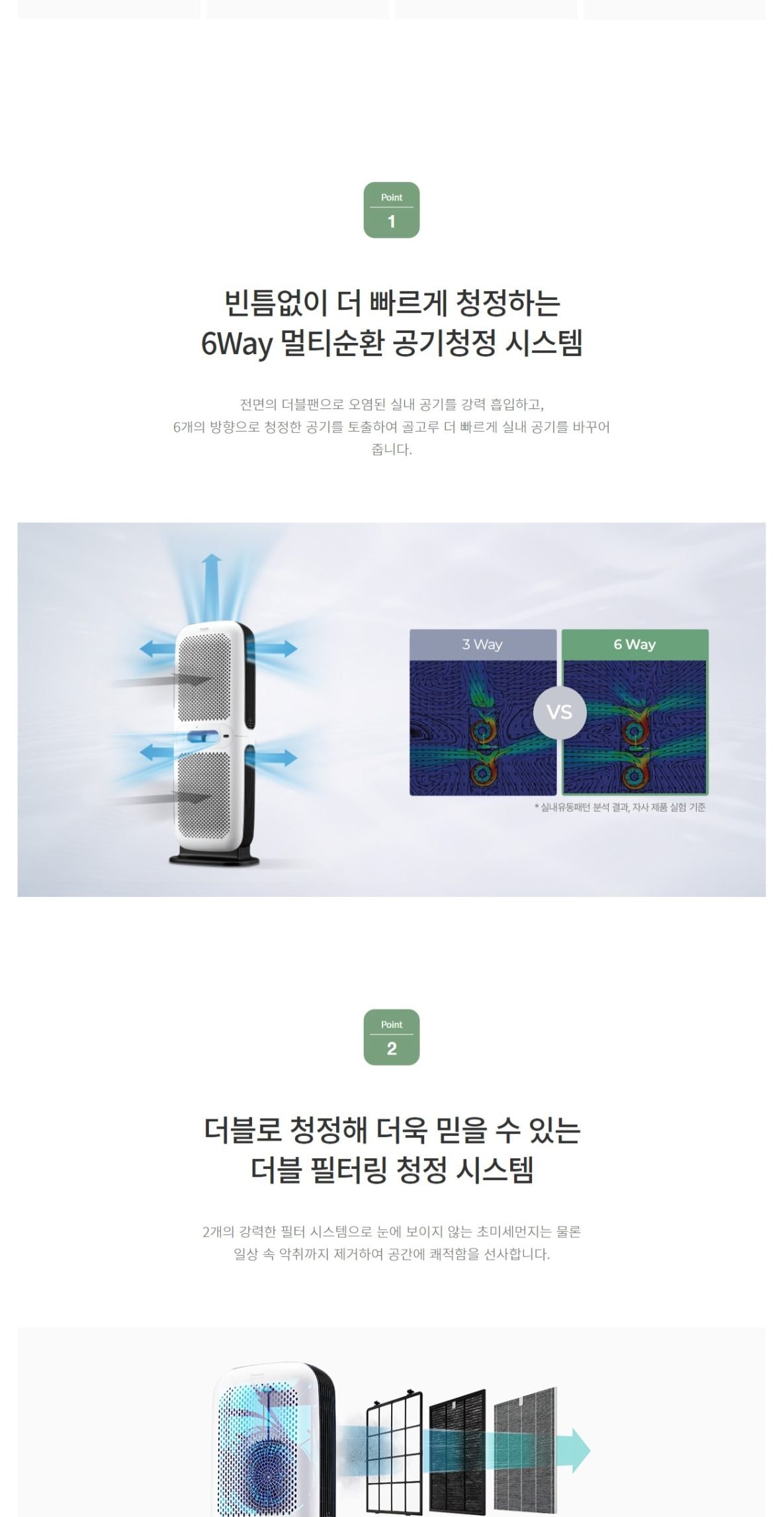 청호나이스 멀티순환 공기청정기 A880 상세