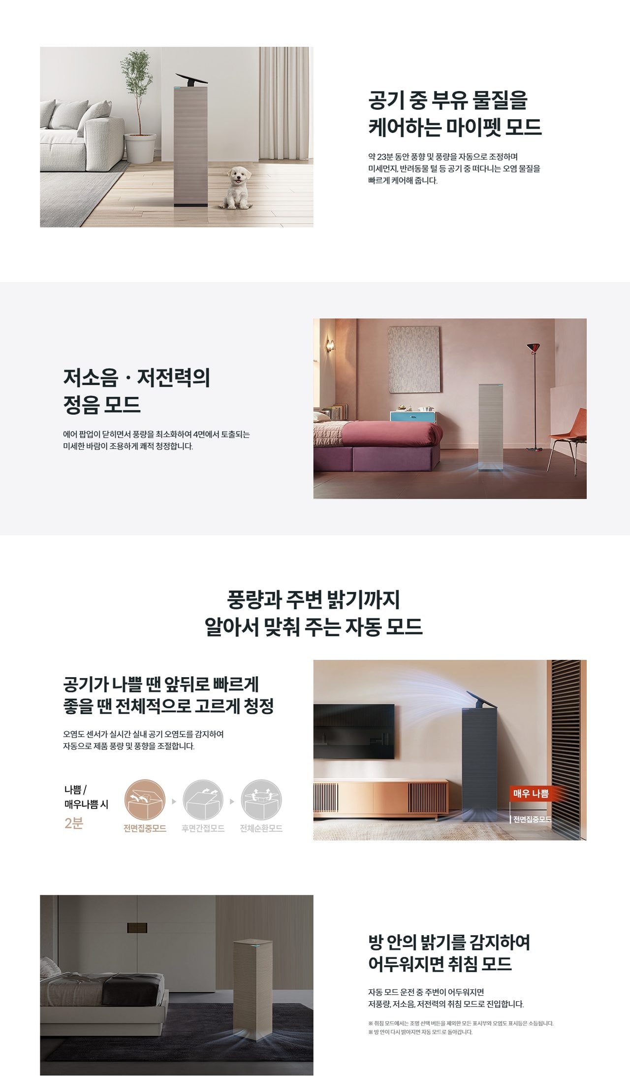 코웨이 노블 공기청정기2 132㎡(40평)형 상세
