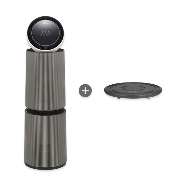LG 퓨리케어 AI 오브제컬렉션 360˚ 공기청정기 M5 + 무빙휠 세트 109㎡