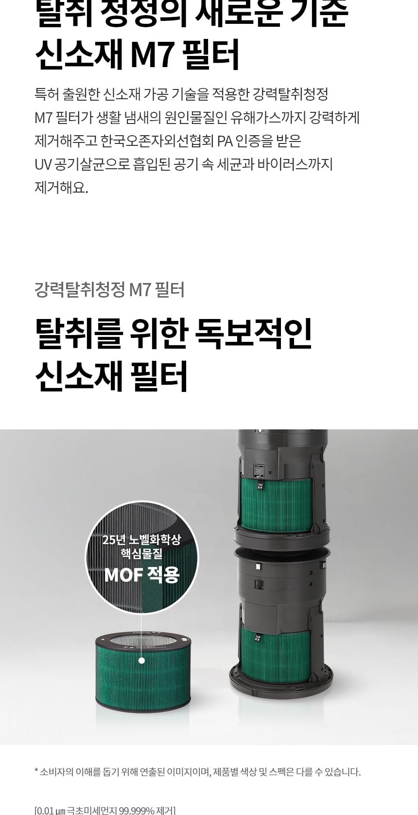 LG 퓨리케어 AI 오브제컬렉션 360˚ 공기청정기 M7 + 무빙휠 세트 (114.0㎡) (분해세척,프리미엄) 상세