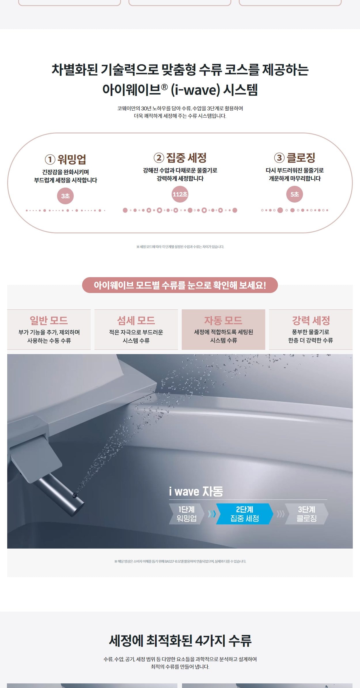 코웨이 스타일케어 비데 상세