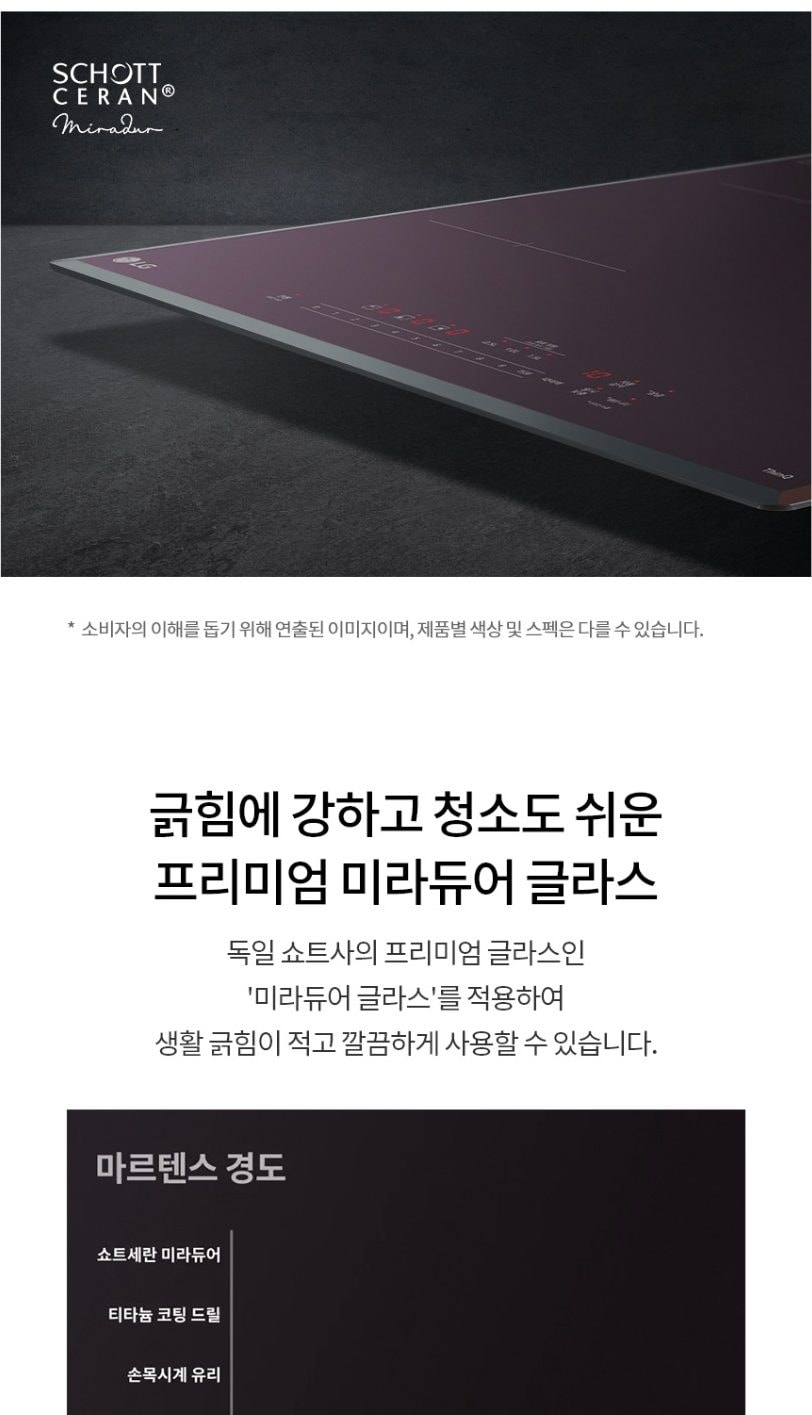LG 디오스 인덕션 빌트인 상세