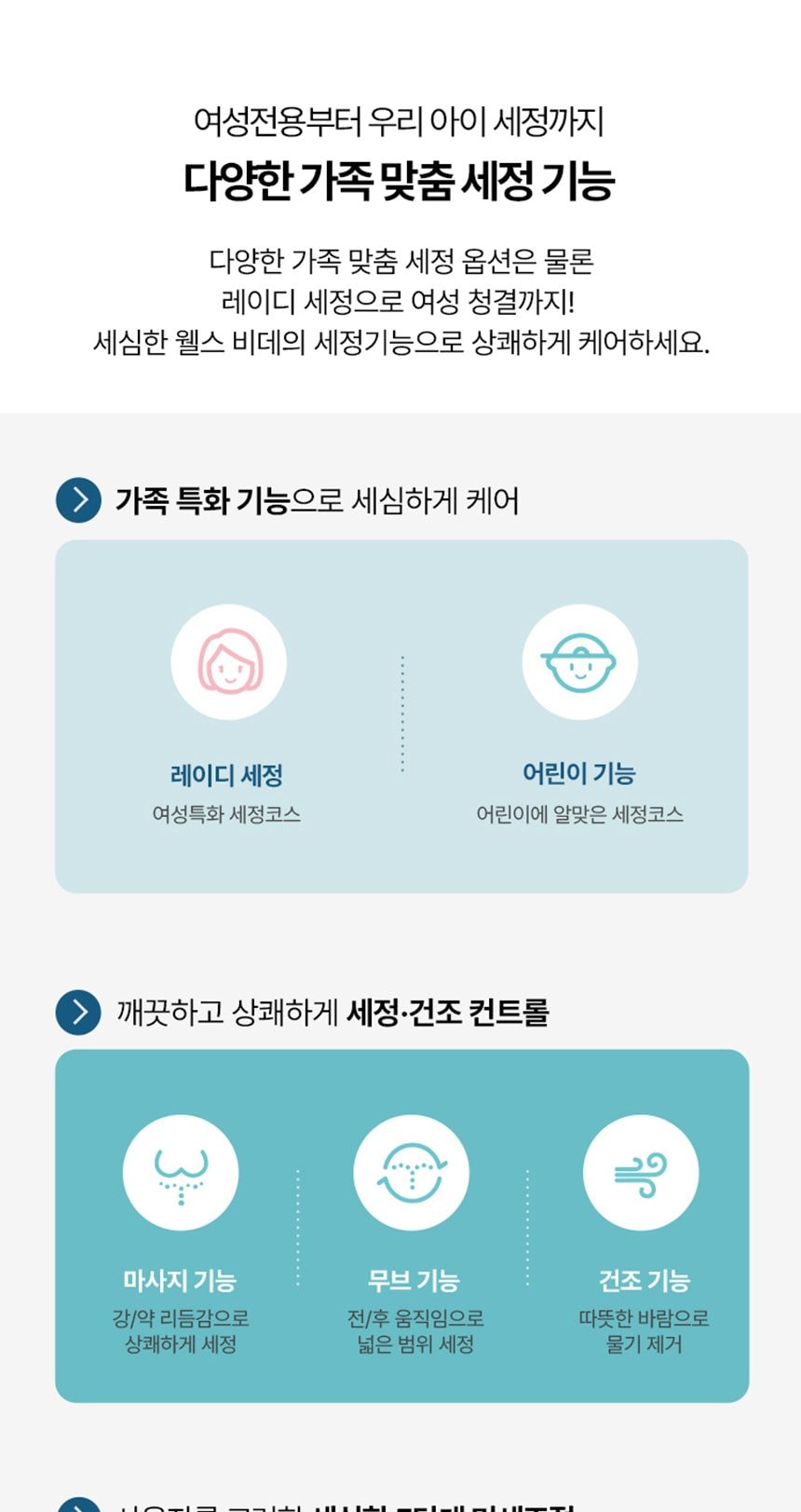 웰스 비데 올스텐 트윈 (온라인전용) 상세