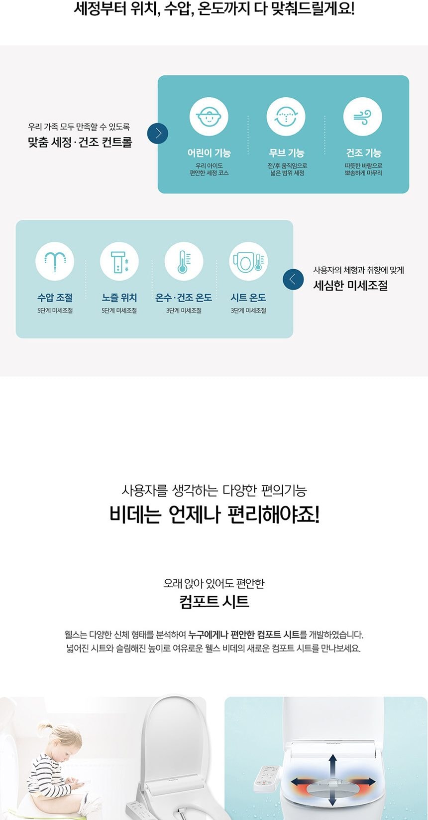 웰스 올스텐 에어 비데 상세