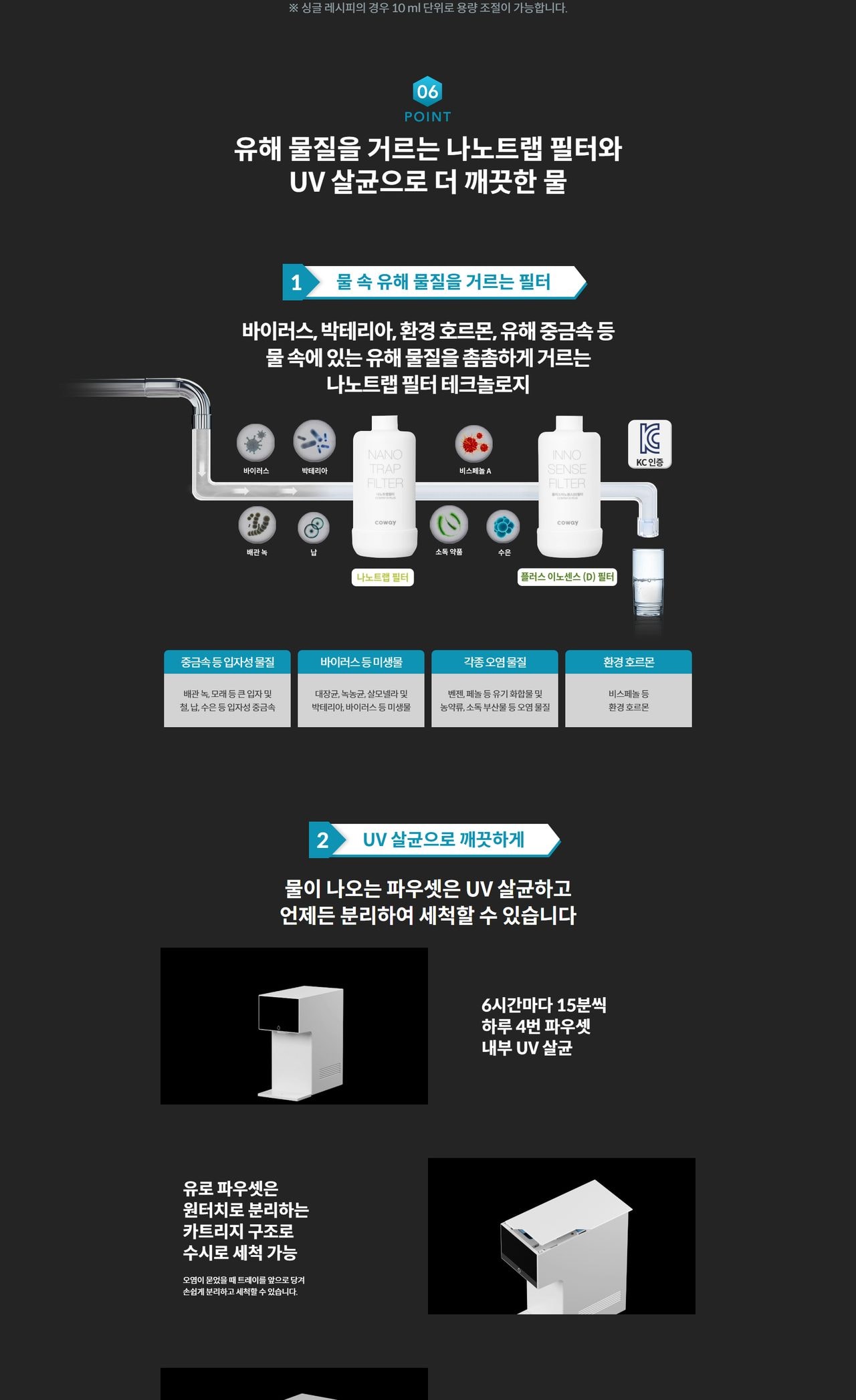 코웨이 아이콘 프로 (냉온정) 상세