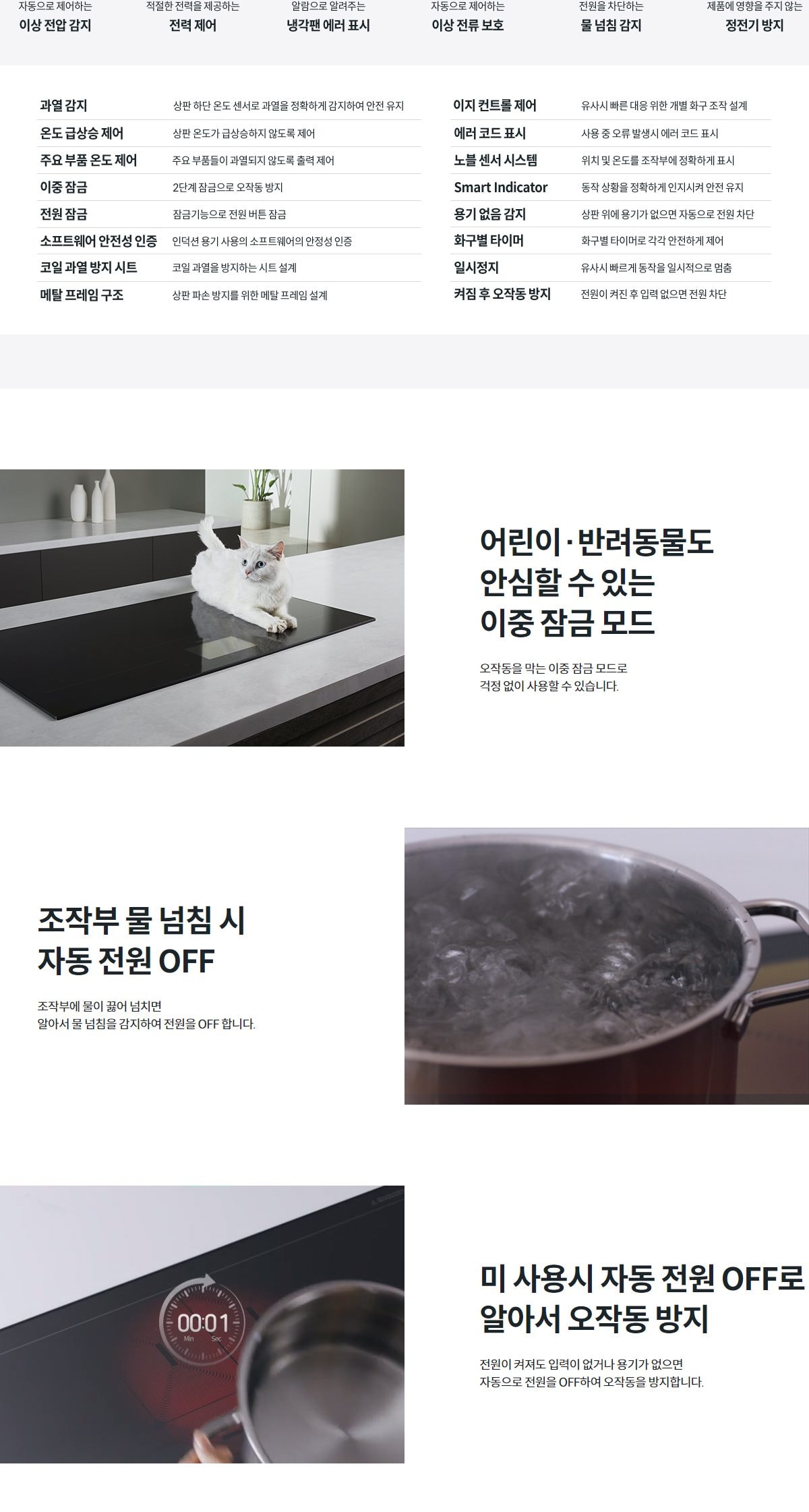 노블 인덕션 프리덤 Wide (최대 출력형) 상세