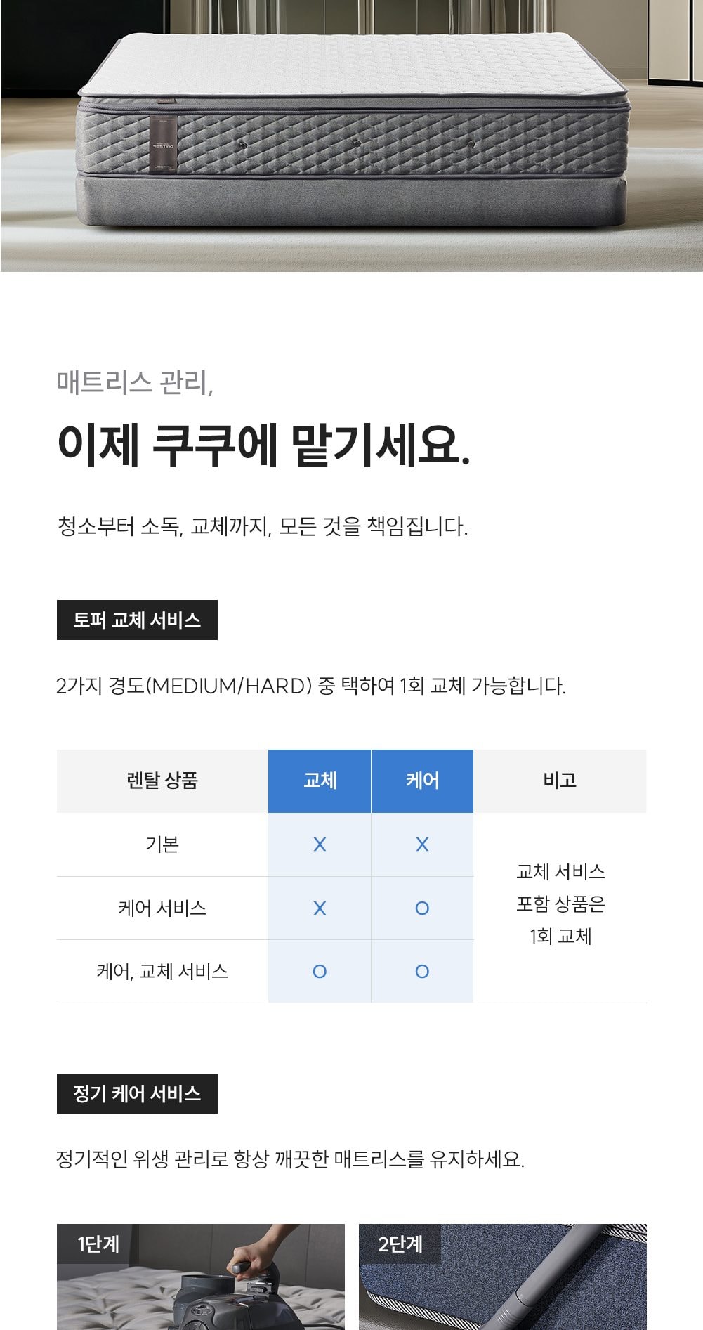 쿠쿠 레스티노 매트리스 SS 상세