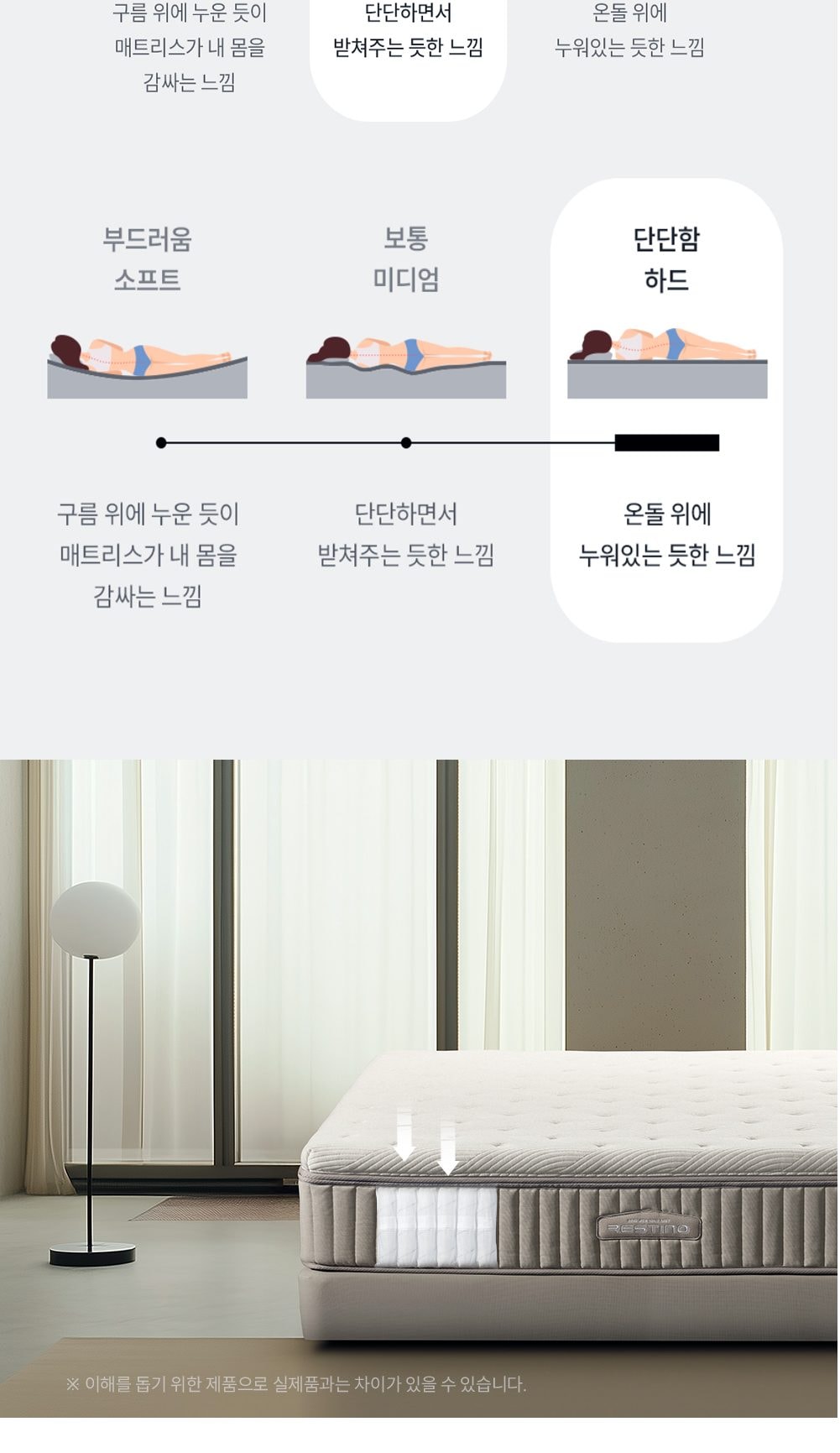 쿠쿠 레스티노 매트리스 Q 상세