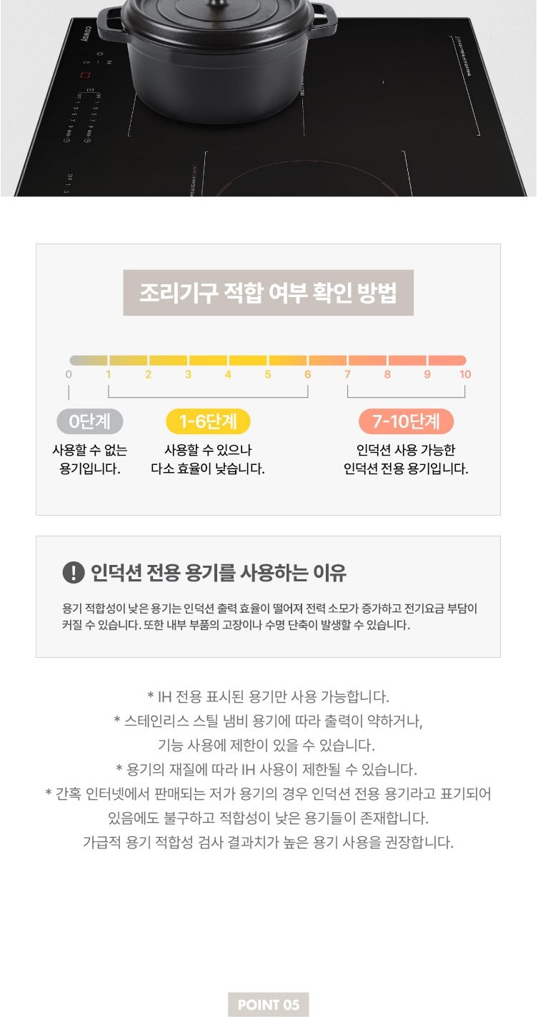 코웨이 S인덕션 전기레인지 상세