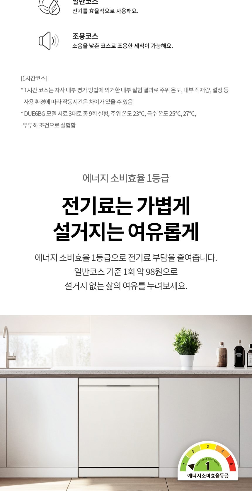 LG 디오스 오브제컬렉션 프리스탠딩 식기세척기 14인용 상세