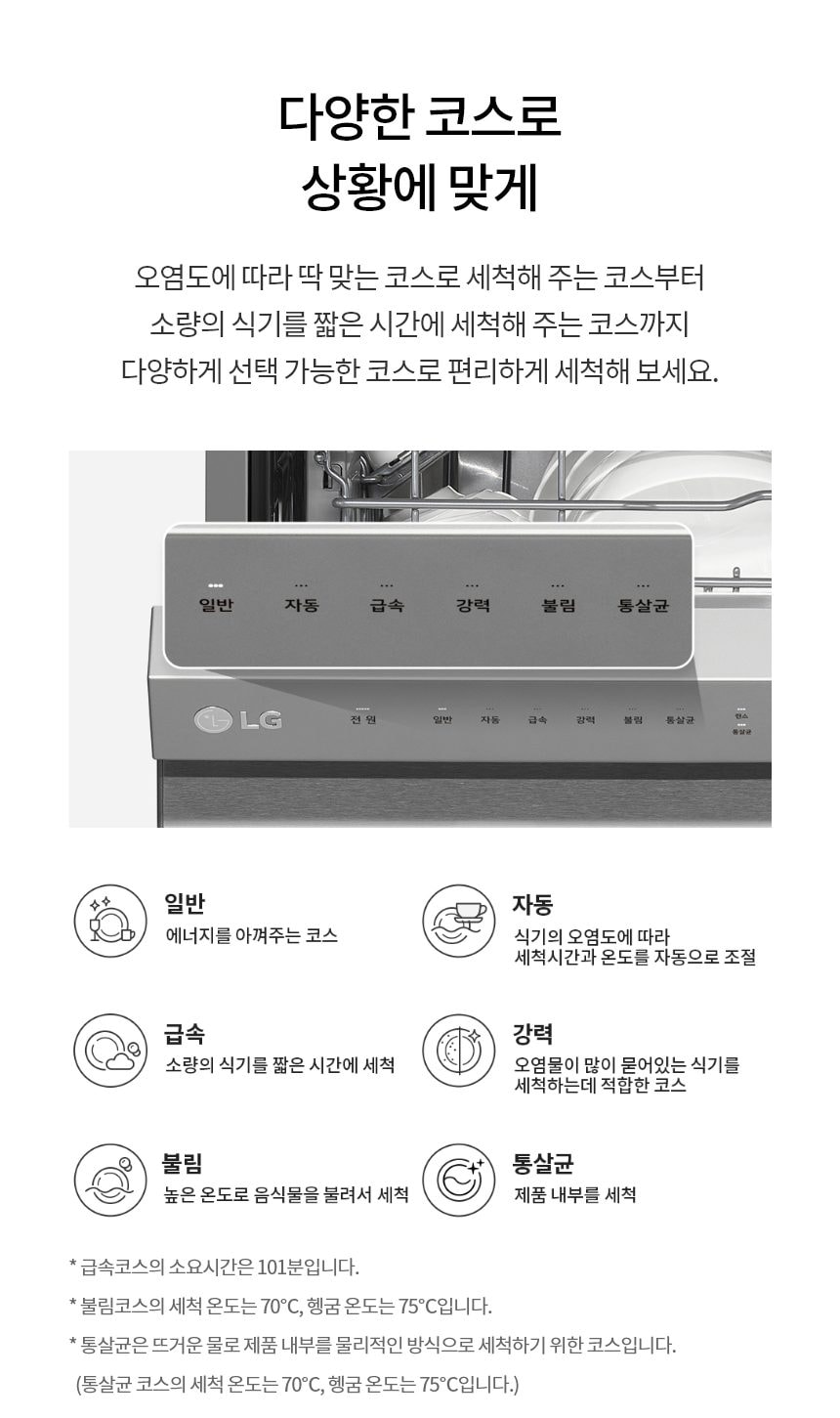 LG 디오스 식기세척기 (12인용) 상세