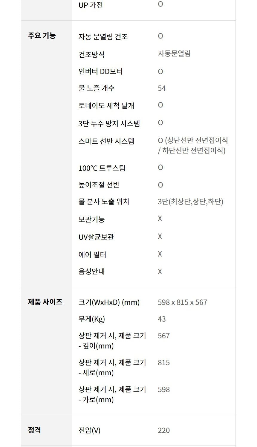 LG 디오스 오브제컬렉션 식기세척기 14인용 상세