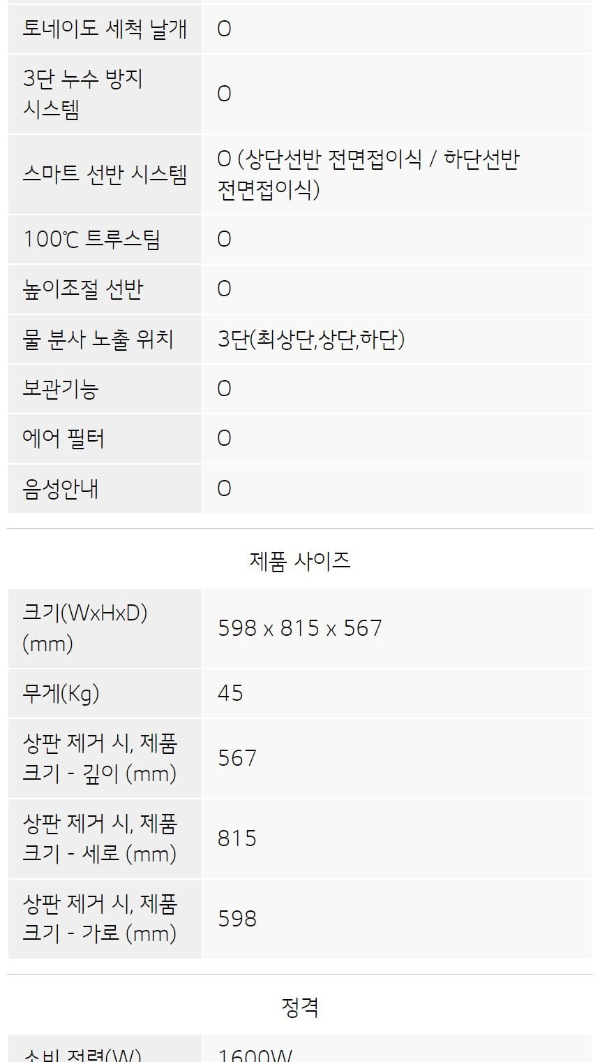 LG 디오스 오브제컬렉션 빌트인 식기세척기 14인용 상세