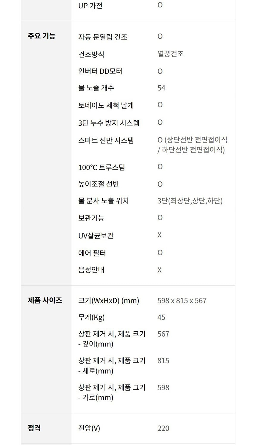 LG 디오스 오브제컬렉션 식기세척기 열풍+스팀 14인용 상세