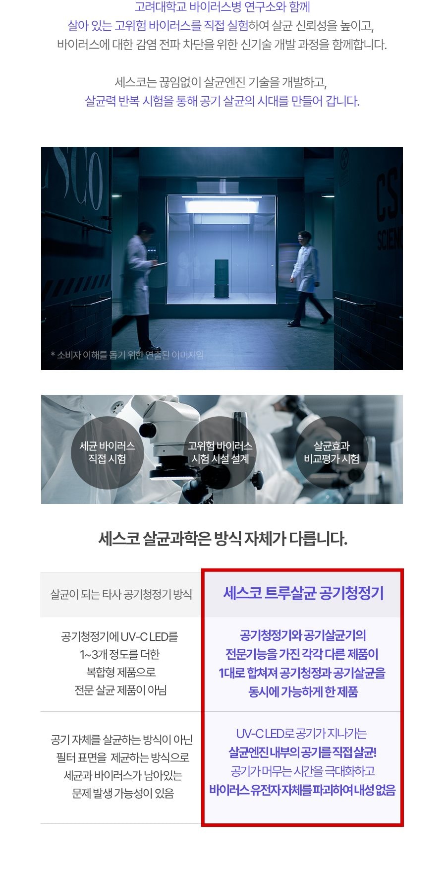 트루살균 공기청정기 판테온 66㎡(20평) 상세