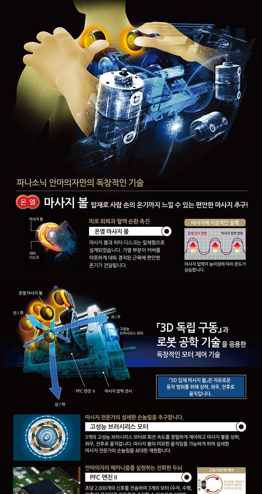 안마의자 아이보리 상세