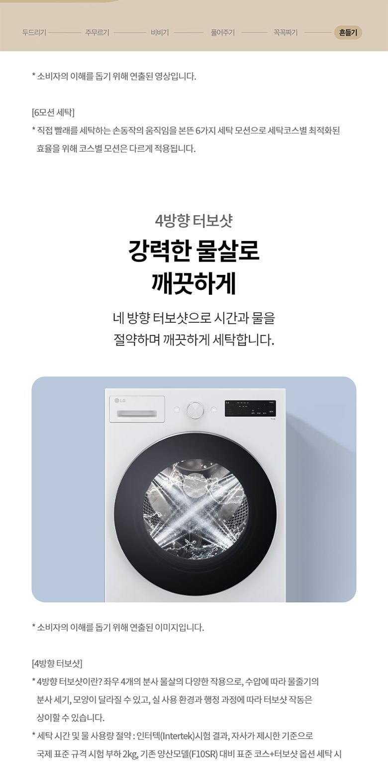 트롬 세탁기 17kg 상세